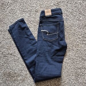 American Eagle Outfitters Dark Blue Skinny Jeans